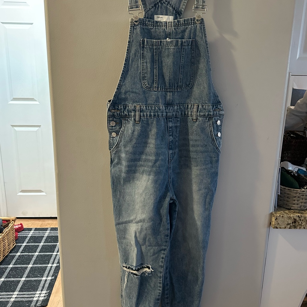 Bohme Blue Denim Women Jeans Overalls